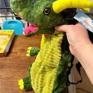 Dollskill “sleepyville critters”  Dragon Plush Backpack NWT